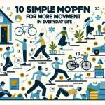 10 einfache Tipps für mehr Bewegung im Alltag