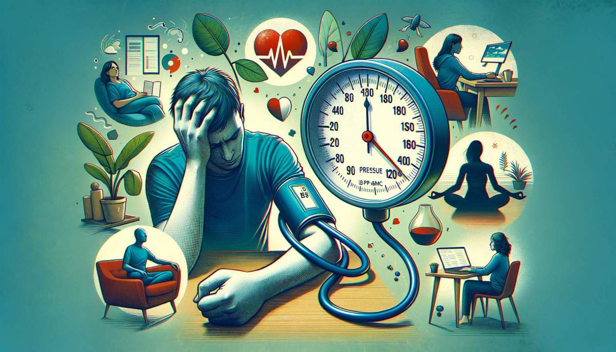 Bluthochdruck durch Stress: Ursachen, Auswirkungen und Lösungen